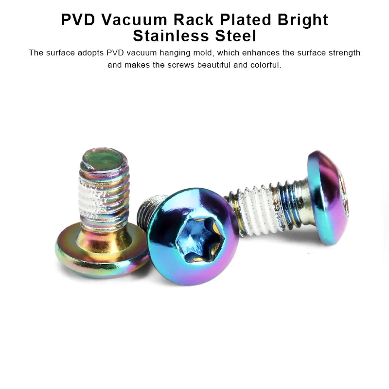 Premium Colorful MTB Disc Brake Rotor Screws