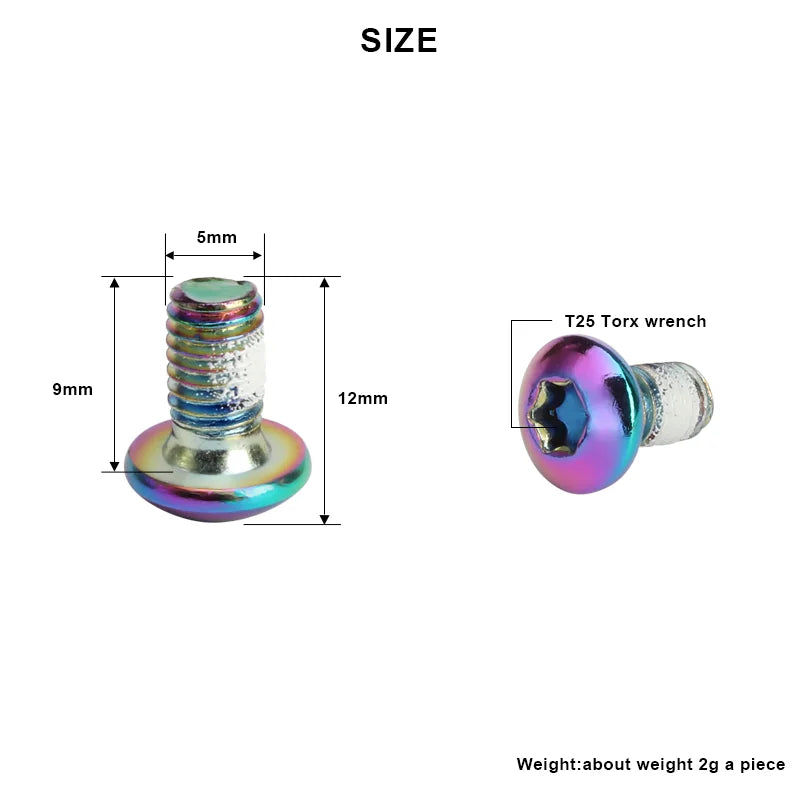 Premium Colorful MTB Disc Brake Rotor Screws