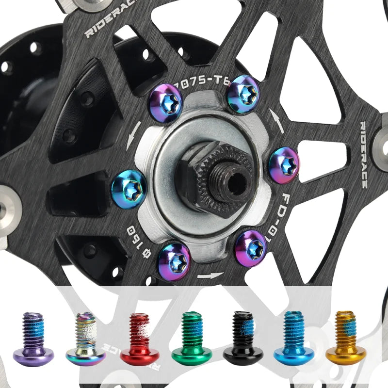 Premium Colorful MTB Disc Brake Rotor Screws